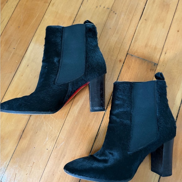 Christian Louboutin Black Heeled Boots - Picture 6 of 9